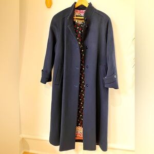 EUC/Like New Vintage London Fog Wool Jacket Dark Blue